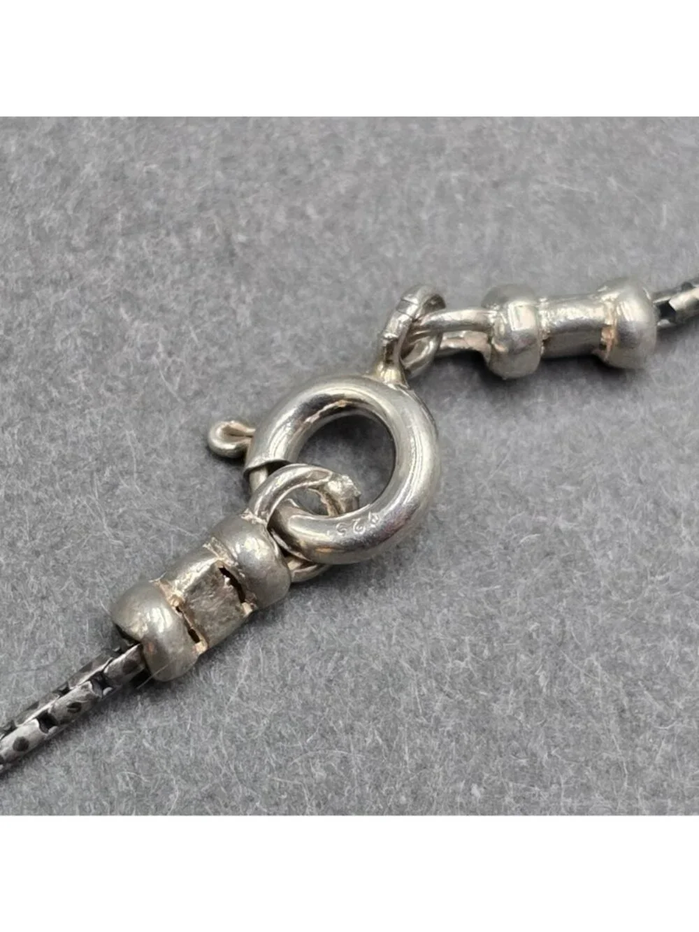 Vintage Sterling Silver Marcasite Cross Pendant Necklace Statement Gothic Style - Picture 8 of 12